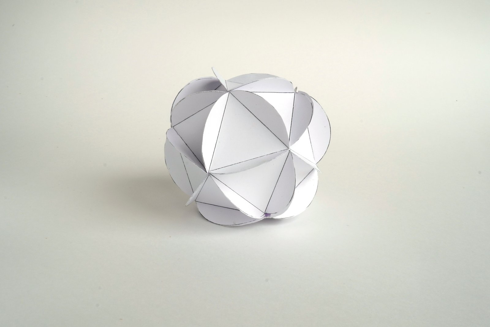 een twintigvlak samenstellen